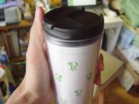 緑のコトリのデザインタンブラー