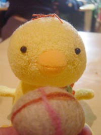 フエルト石とピヨッコ