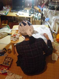 活動中のコトリちゃん