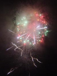 那覇ハーリーの花火