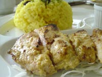 タンドリーチキン定食