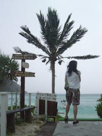 とかしくビーチにて