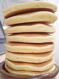 手作りホットケーキ