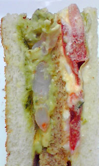 サンドイッチ(アボカ・ドシュリンプ)