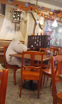 ムーミンカフェにて