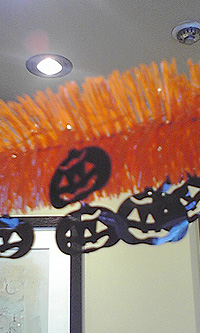 ハロウィンの飾り