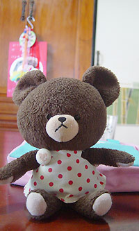 ぬいぐるみのジャッキー