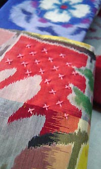 銘仙ブックカバー