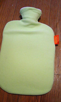 緑の湯たんぽ