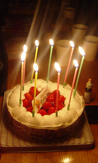お誕生日ケーキ