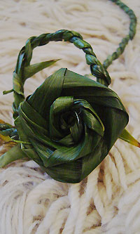 ティーリーフで作ったレイ