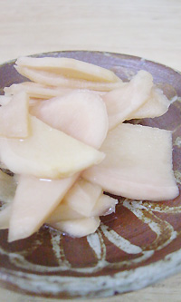 しょうがの酢漬け