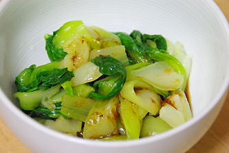 チンゲン菜のおひたし