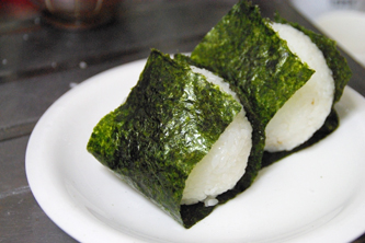 弁当のおにぎり