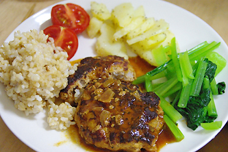 手作りハンバーグ